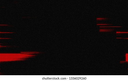 Abstract glitch digital color pixel noise. Background of the damaged television image. Vector illustration.