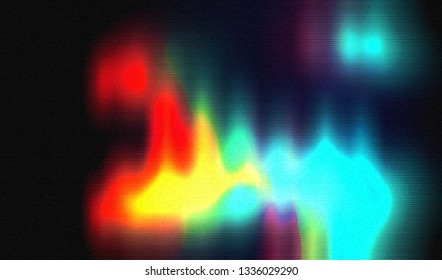 Abstract glitch digital color pixel noise. Background of the damaged television image. Vector illustration.