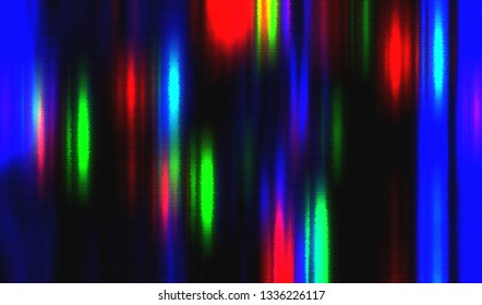 Abstract glitch digital color pixel noise. Background of the damaged television image. Vector illustration.