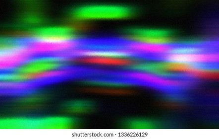 Abstract glitch digital color pixel noise. Background of the damaged television image. Vector illustration.