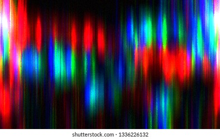 Abstract glitch digital color pixel noise. Background of the damaged television image. Vector illustration.