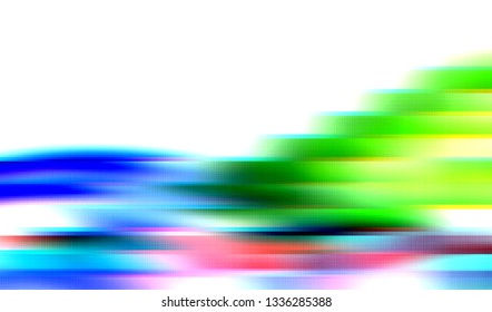 Abstract glitch digital color pixel noise. Background of the damaged television image. Vector illustration.