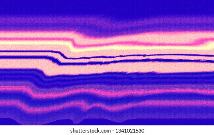Abstract glitch digital color pixel noise. Background of the damaged television image. Vector illustration.
