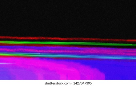 Abstract glitch digital color pixel noise. Background of the damaged error television image. Vector illustration.