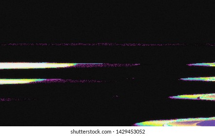 Abstract glitch digital color pixel noise. Background of the damaged error television image. Vector illustration.