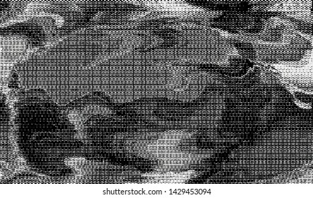Abstract glitch digital color pixel noise. Background of the damaged error television image. Vector illustration.