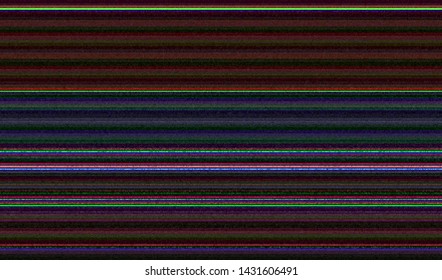 Abstract glitch digital color pixel noise. Background of the damaged error television image. Vector illustration.