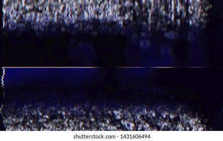 Abstract glitch digital color pixel noise. Background of the damaged error television image. Vector illustration.