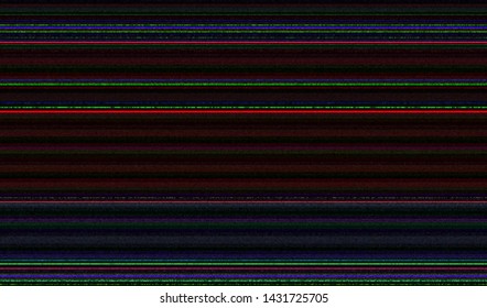 Abstract glitch digital color pixel noise. Background of the damaged error television image. Vector illustration.
