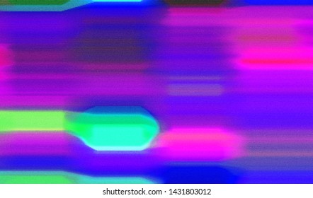 Abstract glitch digital color pixel noise. Background of the damaged error television image. Vector illustration.