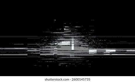 Abstract glitch effect background. digital art. pixel glitch texture. digital distortion and noise effect. Data visualization concept. banner or poster. Vector Illustration.