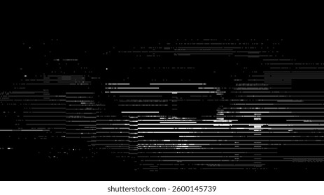 Abstract glitch effect background. digital art. pixel glitch texture. digital distortion and noise effect. Data visualization concept. banner or poster. Vector Illustration.