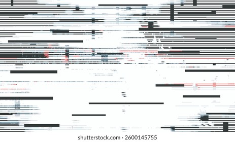 Abstract glitch effect background. digital art. pixel glitch texture. Data visualization concept. digital distortion and noise effect. banner or poster. Vector Illustration.