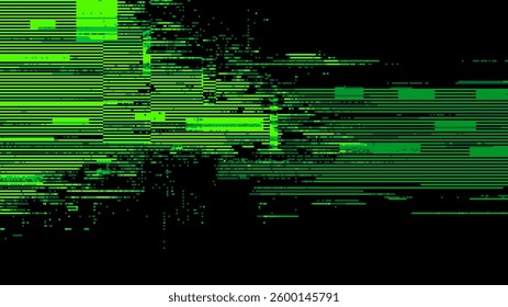 Abstract glitch effect background. digital art. pixel glitch texture. Data visualization concept. digital distortion and noise effect. banner or poster. Vector Illustration.