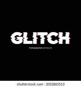 Resumen Efecto Glitch como tipografía del logotipo