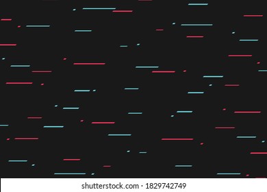 Patrón de la línea de color del fallo abstracto. Fondo de tecnología