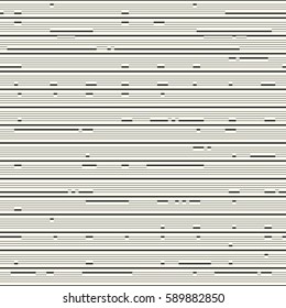 Abstract glitch striped textured background. Seamless pattern.