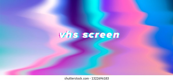 Abstract glitched background with ripples and corrugation. Pastel pearly texture.