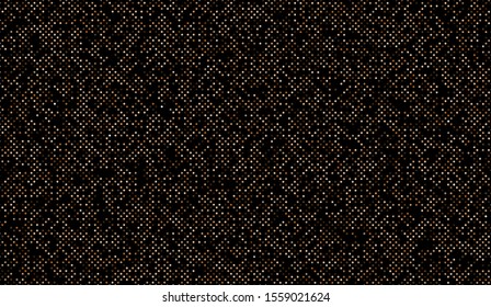 Abstract glitter illustration. Golden light. Christmas bokeh. Ornament for cover, congratulation, leaflets, invitation, greeting, banners, brochures, booklets. Vector decorative design.