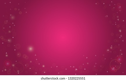 Abstract Glitter Pink Background. Dark Pink Vector Template. Modern Abstract Illustration. New Year, Valentine, and Celebration Day For ad, Poster, Banner.
