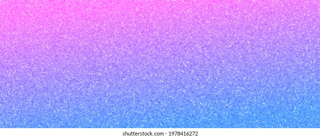 Abstract glittering background. Pink Blue gradient. Vector illustration