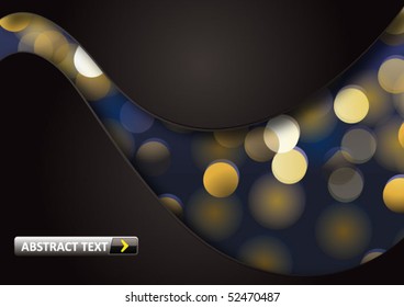 abstract glittering bokeh background - vector illustration