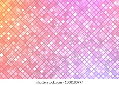 Abstract glittering geometric neon background.