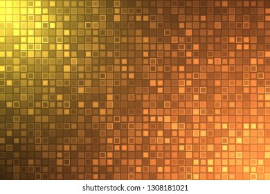 Abstract glittering geometric neon background.