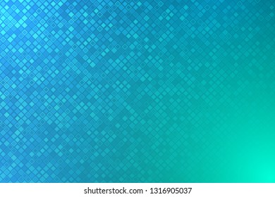 Abstract glittering geometric neon background. Pixels.