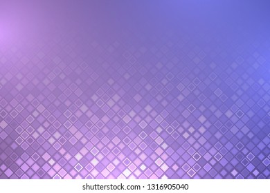 Abstract glittering geometric neon background. Pixels.