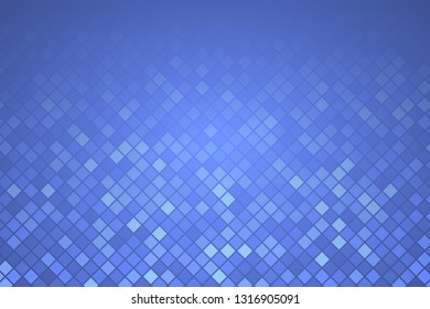 Abstract glittering geometric neon background. Pixels.