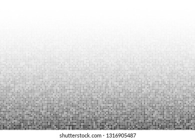 Abstract glittering geometric neon background. Pixels.