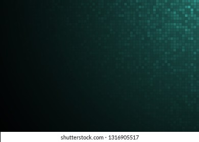 Abstract glittering geometric neon background. Pixels.