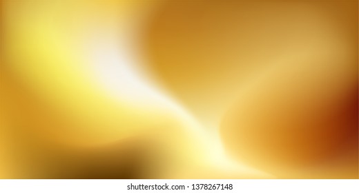 Abstract Glittering golden background. Blurred gold gradient light backdrop for Wedding or Christmas card . Vector Illustration for your graphic design, banner, xmas card