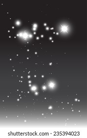 Abstract glitters falling background illustration - Abstract vector sparkle fall background design illustration