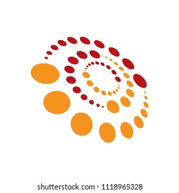 Abstract Global Digital Logo Template