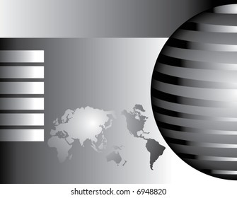 An abstract global fade background with world map