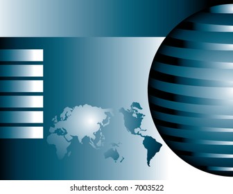 An abstract global fade background with world map