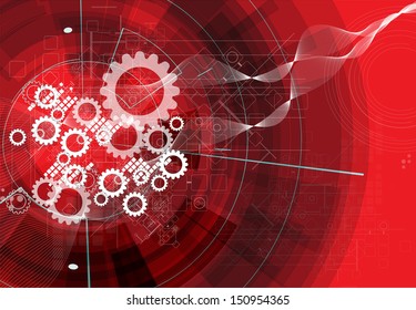 abstract global infinity computer  technology concept business background