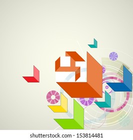 abstract global infinity computer  technology concept business background