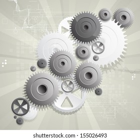 abstract global infinity computer  technology concept business background