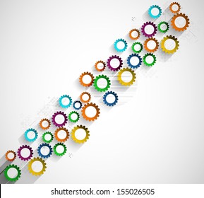 abstract global infinity computer  technology concept business background