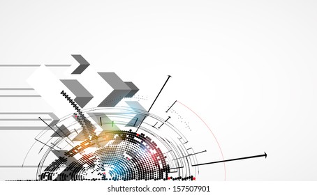 abstract global infinity computer  technology concept business background