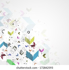 abstract global infinity computer  technology concept business background