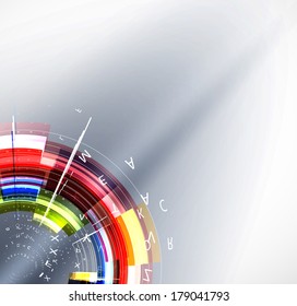 abstract global infinity computer  technology concept business background