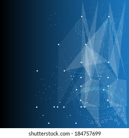 abstract global infinity computer  technology concept business background