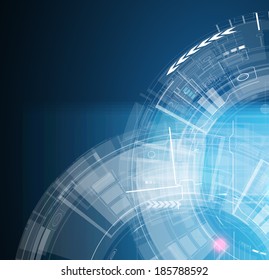 abstract global infinity computer  technology concept business background