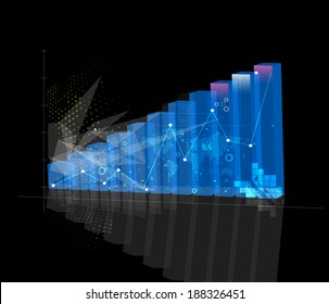 abstract global infinity computer  technology concept business background