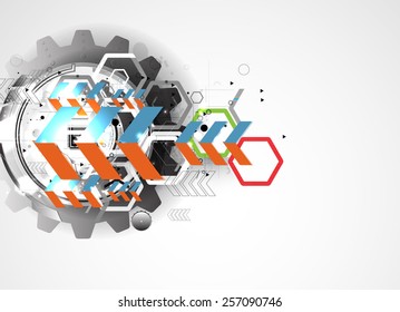 abstract global infinity computer  technology concept business background