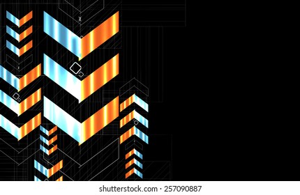 abstract global infinity computer  technology concept business background